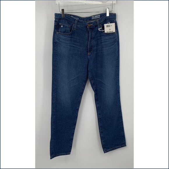 AG Adriano Goldschmied Isabelle high waist straight leg crop jeans women new 29 - Picture 1 of 6